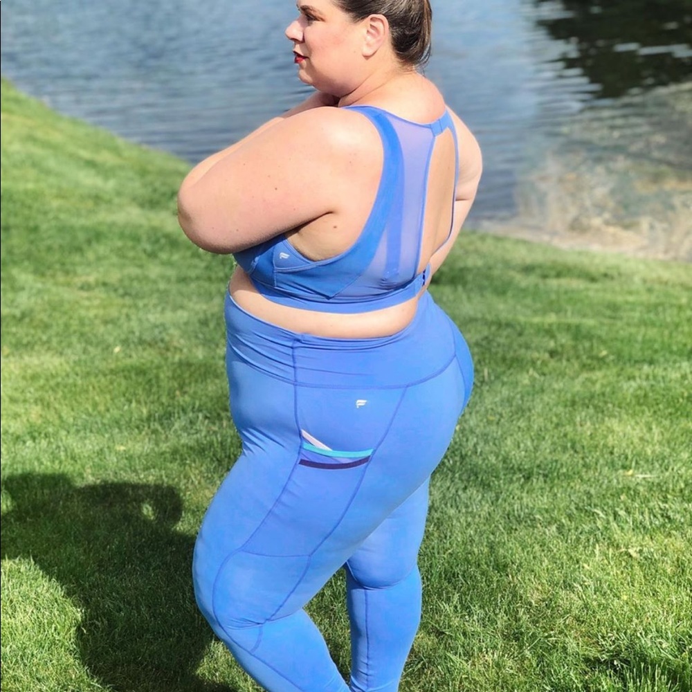 Super cute blue Fabletics pants!